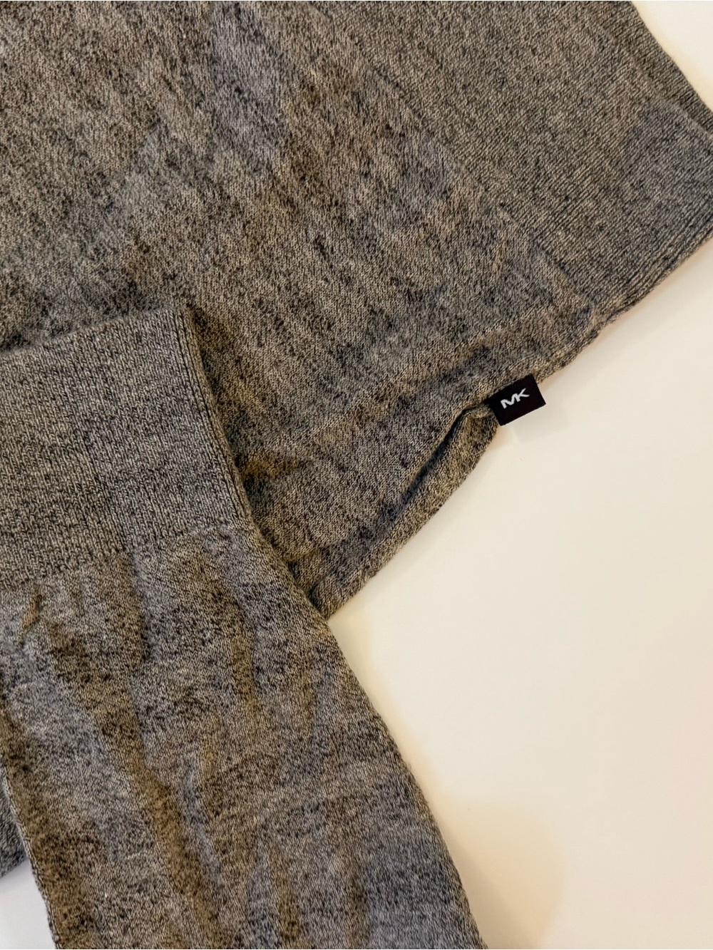 NWT Michael Kors Men's Tri-Color Knit Cotton Crewneck Sweater Size S - Picture 5 of 6